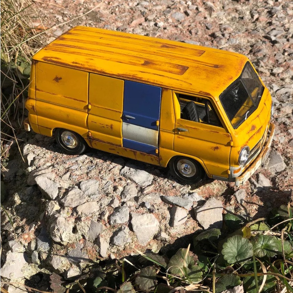 Patina Finished Dodge A100 Van Hippy panel Van 1964 Liberty Classics coin bank💛